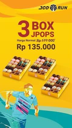 Promo Harga 3 Box JPOPS  - JCO