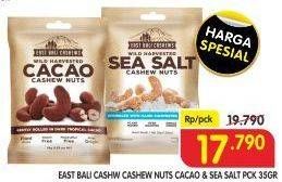 Promo Harga EAST BALI CASHEW Snack Kacang Cacao, Sea Salt 35 gr - Superindo