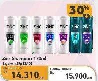 Promo Harga Zinc Shampoo 170 ml - Carrefour
