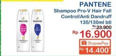 Promo Harga PANTENE Shampoo Anti Dandruff, Anti Dandruff, Hair Fall Control, Hair Fall Control 130 ml - Indomaret