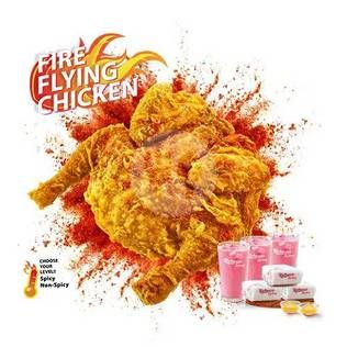 Promo Harga Combo Mabar Fire Flying Chicken  - Richeese Factory