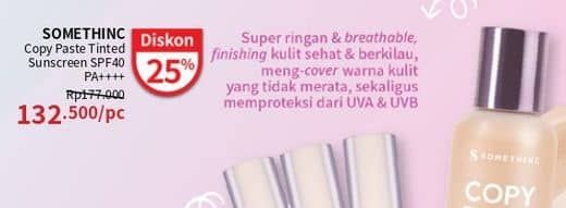 Somethinc Copy Paste Tinted Sunscreen SPF40 PA