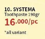 Promo Harga Systema Toothpaste All Variants 190 gr - Guardian