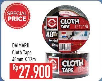 Promo Harga DAIMARU Cloth Tape 48mmx12m  - Hypermart