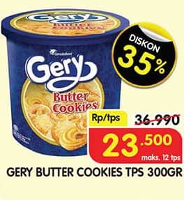 Promo Harga Gery Butter Cookies 300 gr - Superindo