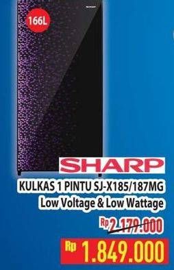 Promo Harga SHARP SJ-X185MG | Kulkas 1 Pintu  - Hypermart