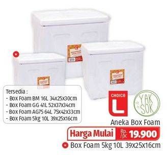 Promo Harga YAKSOK Box Foam All Variants  - Lotte Grosir