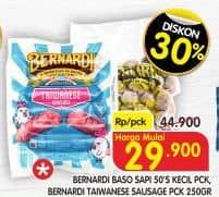 Promo Harga Bernardi Bakso Sapi/Bernardi Taiwanese Sausage  - Superindo