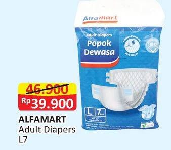 Promo Harga Alfamart Adult Diapers L7  - Alfamart