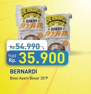 Promo Harga Bernardi Bakso Ayam Besar 25 pcs - Hypermart