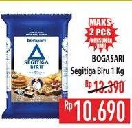 Promo Harga Bogasari Tepung Terigu Segitiga Biru 1000 gr - Hypermart