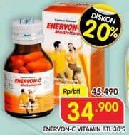 Promo Harga Enervon-c Multivitamin Tablet 30 pcs - Superindo