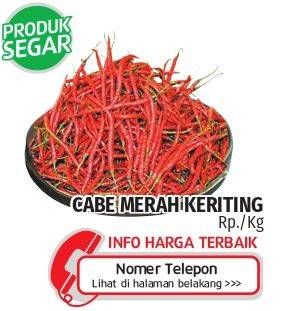 Promo Harga Cabe Merah Keriting  - Lotte Grosir