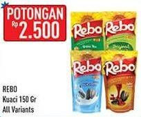 Promo Harga REBO Kuaci Bunga Matahari All Variants 150 gr - Hypermart