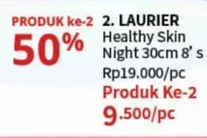 Promo Harga Laurier Healthy Skin Night Wing 30cm 8 pcs - Guardian