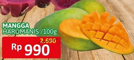 Promo Harga Mangga Harum Manis per 100 gr - Alfamidi