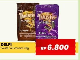 Promo Harga Delfi Twister Minis All Variants 80 gr - Yogya
