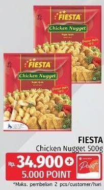 Promo Harga FIESTA Naget Chicken Nugget 500 gr - LotteMart