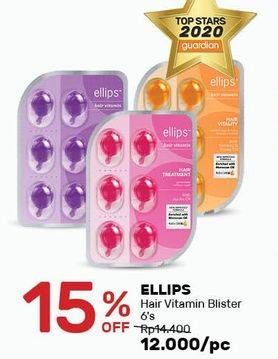 Promo Harga ELLIPS Hair Vitamin Blister 6 pcs - Guardian
