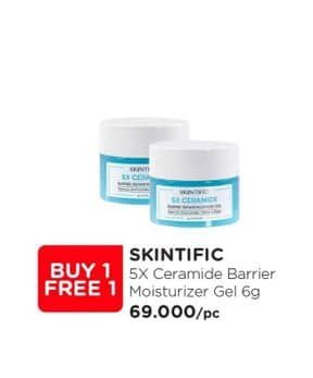 Promo Harga Skintific 5x Ceramide Barrier Moisture Gel 6 gr - Watsons