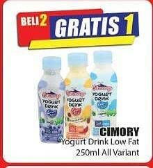 Promo Harga CIMORY Yogurt Drink Low Fat All Variants 250 ml - Hari Hari