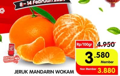 Promo Harga Jeruk Mandarin Wokam  - Superindo