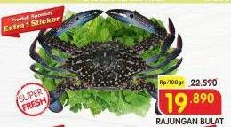 Promo Harga Rajungan Bulat per 100 gr - Superindo