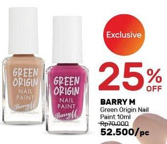 Promo Harga BARRY M Green Origin Nail Paint  - Guardian