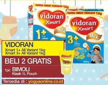 Promo Harga VIDORAN Xmart 1+/Xmart 3+ All Variants 1 kg - Yogya