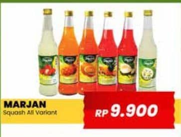 Promo Harga Marjan Syrup Squash All Variants 450 ml - Yogya