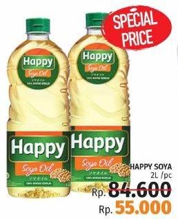 Promo Harga HAPPY Soya Oil 2 ltr - LotteMart