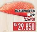 Promo Harga Salmon Fillet per 100 gr - Hypermart