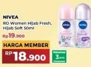 Promo Harga Nivea Deo Roll On 50 ml - Yogya