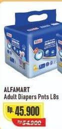 Promo Harga Alfamart Adult Diapers Pants L8 8 pcs - Alfamart