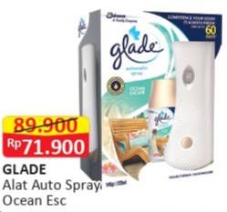 Promo Harga GLADE Matic Spray Refill Ocean Escape 145 gr - Alfamart