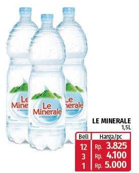 Promo Harga Le Minerale Air Mineral 1500 ml - Lotte Grosir