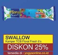 Promo Harga SWALLOW Naphthalene Floral Fresh S-10133 6 pcs - Yogya