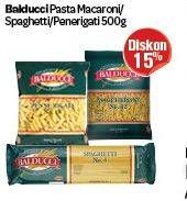 Promo Harga BALDUCCI Pasta Macaroni, Spaghetti, Penne Rigati 500 gr - Carrefour