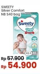 Sweety Silver Comfort Perekat 40 pcs Diskon 5%, Harga Promo Rp54.900, Harga Normal Rp57.900, Extra Potongan Rp5.000 Dengan Kartu Kredit Mandiri min Transaksi Rp150.000