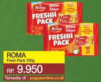 Promo Harga ROMA Freshh Pack per 10 pcs 23 gr - Yogya