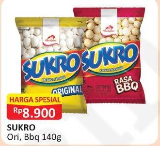 Promo Harga DUA KELINCI Kacang Sukro Original, BBQ 140 gr - Alfamart