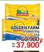 Promo Harga Golden Farm French Fries Shoestring 1000 gr - LotteMart