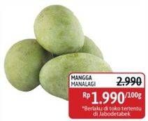 Promo Harga Mangga Manalagi per 100 gr - Alfamidi