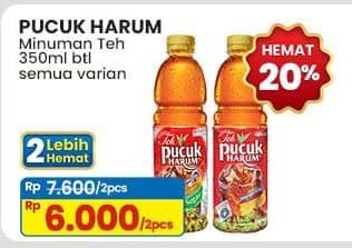 Promo Harga Teh Pucuk Harum Minuman Teh All Variants 350 ml - Indomaret