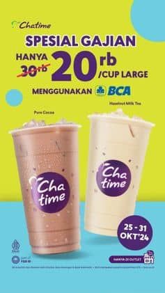 Promo Harga Spesial Gajian  - Chatime