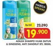 Promo Harga AZALEA Shampoo Zaitun, Ginseng, Anti Dandruff 180 ml - Superindo