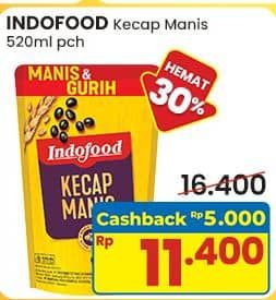 Promo Harga Indofood Kecap Manis 520 ml - Indomaret