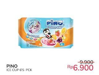 Promo Harga Pino Ice Cup per 6 pcs 65 gr - Indomaret