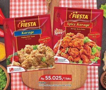 Promo Harga Fiesta Ayam Siap Masak Karage, Spicy Karage 500 gr - TIP TOP