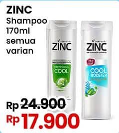 Promo Harga Zinc Shampoo All Variants 170 ml - Indomaret